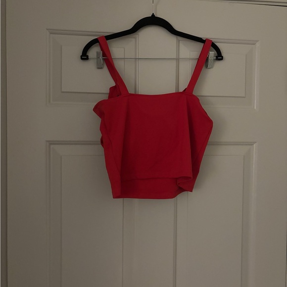 H and M Red Bow Crop Top - Picture 3 of 6